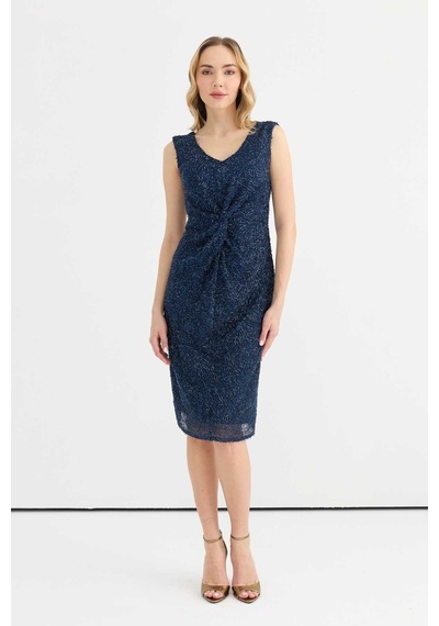 Selen Kadın Elbise 25ysl7650 Lacivert