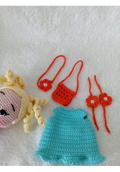 Amigurumi Balca Bebek Çok Renkli
