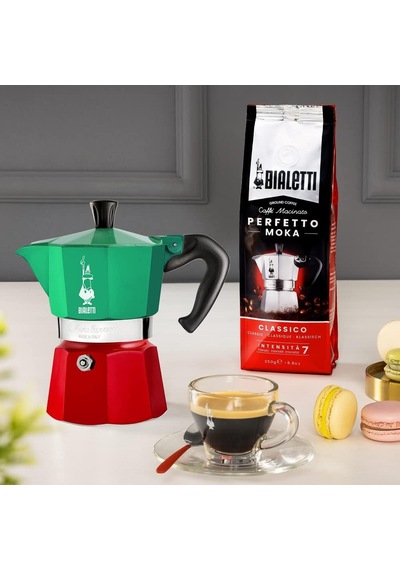 Bialetti - Moka Express Italia: 3 Cups Ocak Üstü Espresso Pişiric