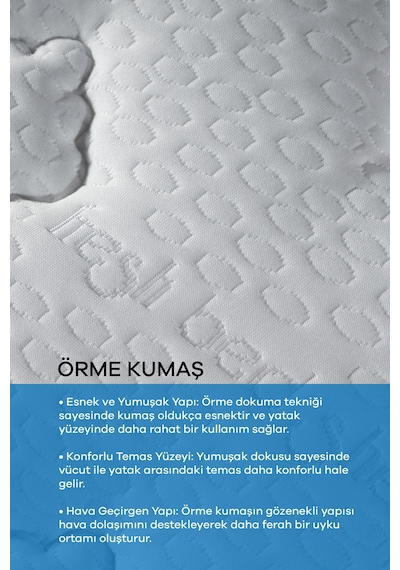 Soft Çift Kişilik Ultra Full Ortopedik Pedli Yatak
