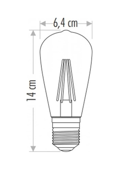 Cata Ct 4353 8w Rustik Led Ampul 3200k Günışığı E27 Duy