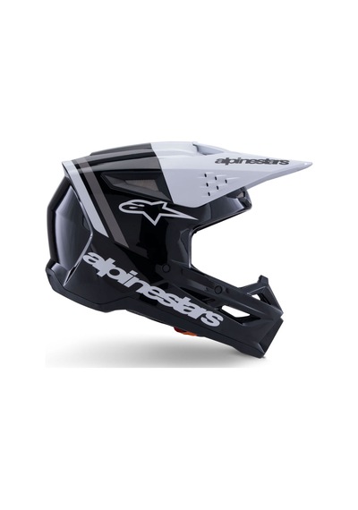 Alpinestars Sm3 Radium Off-road Kaskı Siyah Beyaz Gri Siyah - Beyaz - Gri