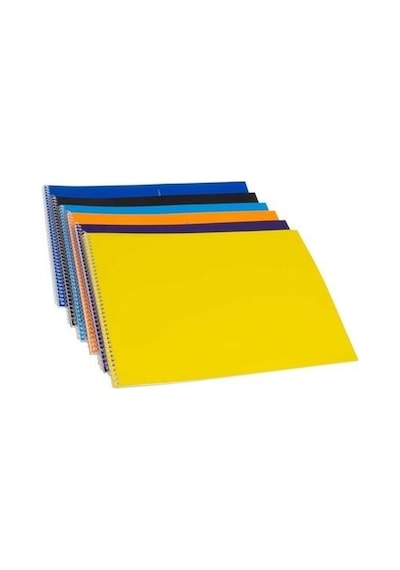 My Note 35X50 Cm Spiralli Resim Defter 30 Yaprak Plastik Kapak