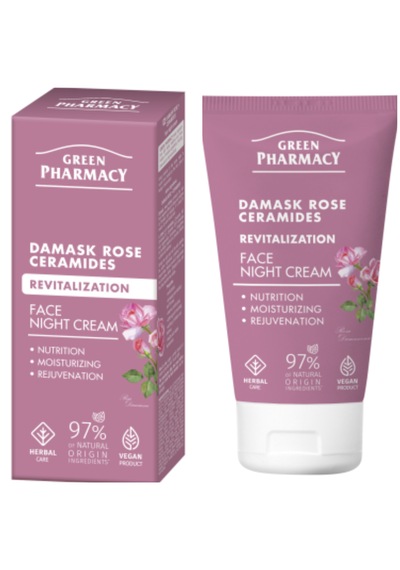 Canlandırıcı Gece Yüz Kremi Şam Gülü Seramidler 50 Ml.