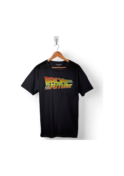 Back To The Future Geleceğe Dönüş Logo Baskılı Tişört Unisex T-shirt 001