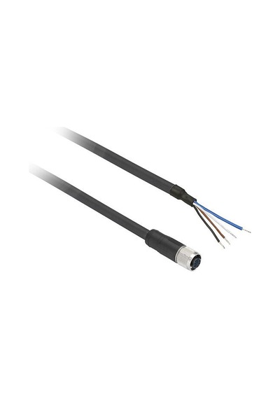 Telemecanique Xzcpv0941l5 ,düz/m8/4pin/dişi Pvc-5mt Sensör Kablo