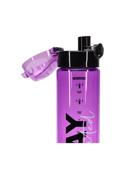 Su Matarası Tritan Geniş Ağız Su Şişesi Stay Hydrated Spor Matarası Suluğu Bpasız 630 Ml Mor 0102
