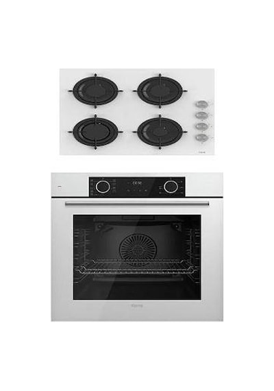 Ferre XE63CB - CS206 Fryart CC Serisi Beyaz Ankastre Set