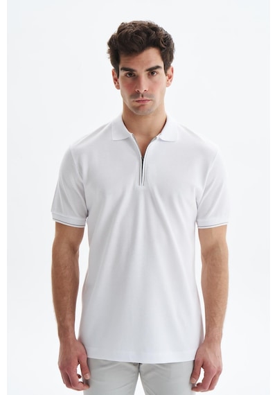 AR-MA Arma Erkek Regular Fit Basic % 100 Pamuk Pike Fermuarlı Polo Yaka Tişört Y29374354002 Beyaz AR-MA Arma Erkek Regular Fit Basic % 100 Pamuk Pike Fermuarlı Polo Yaka Tişört Y29374354002 Beyaz