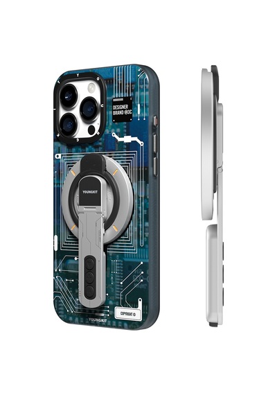 Youngkit Technology Serisi Telefon Ve Tabletler İçin Magnetik Ring Stand Beyaz
