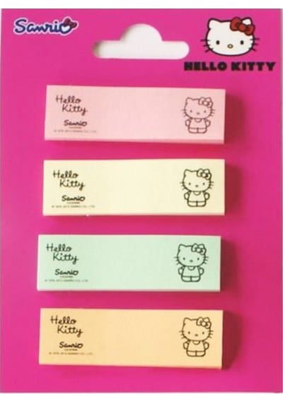 Hello Kitty Pastel Ayraç 25 Yaprak 4x15x5 2 Adet