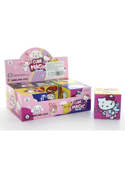 Hello Kitty Baskılı Zeka Küpü - Karakter Tasarımlı Küp Oyuncak Alk4011