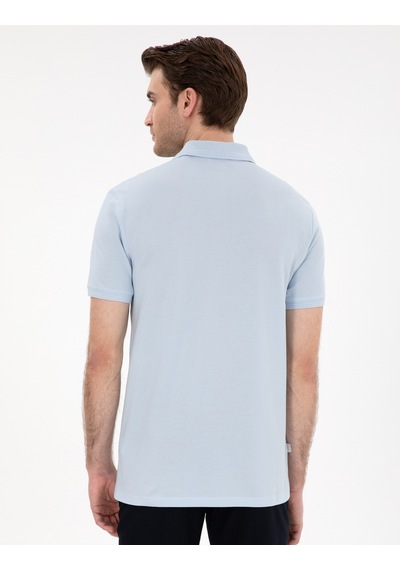 Pierre Cardin Erkek Açık Mavi Tişört Basic 50302561-vr003 Açik Mavi