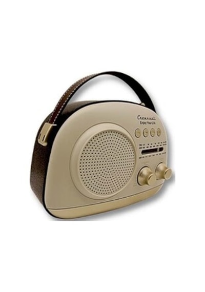Crownwell Taşınabilir Bluetooth Retro Radyo Arizona Serisi / Grey Crownwell Taşınabilir Bluetooth Retro Radyo Arizona Serisi / Grey