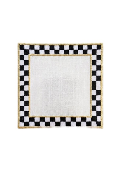 Montea Check Embroidered Kokteyl Peçetesi