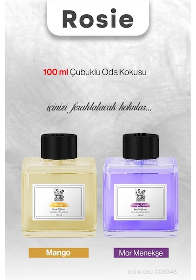 Rosıe Mango Ve Mor Menekşe Çubuklu Oda Kokusu 100 Ml Fresh