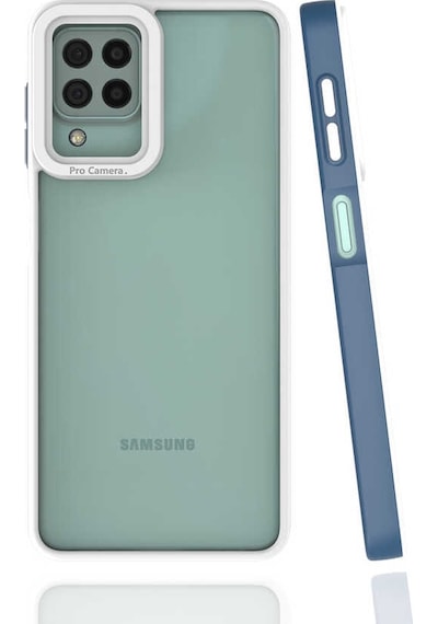 Galaxy Uyumlu M22 Kılıf Tchs Mima Kapak - Koyu Yeşil Koyu Yeşil
