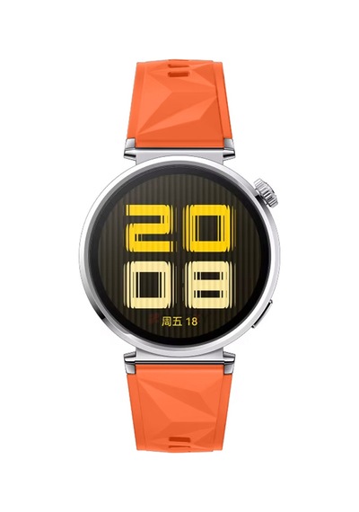Sneezy Huawei Watch Gt5 Pro 42mm İle Uyumlu Prism Metal Tokalı Soft Yumuşak Silikon Kordon