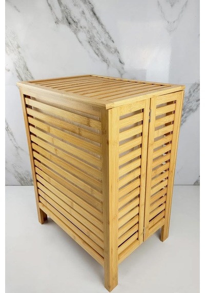 Bambu Çamaşır Kirli Sepeti Banyo Düzenleyici Db-0034 Diğer