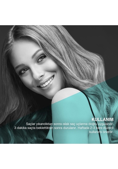 Keratin & Argan Onarıcı Saç Bakım Maskesi 225 Ml Yıpranmış Saçlar İçin Nemlendirici Ve Onarıcı Bakım 2