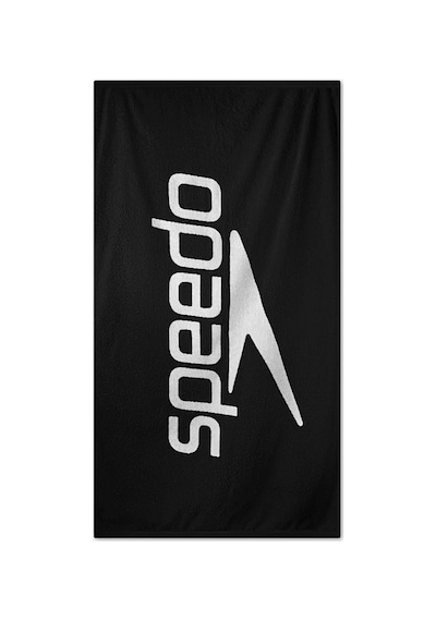 Speedo Logo Deniz Plaj Havlu Siyah