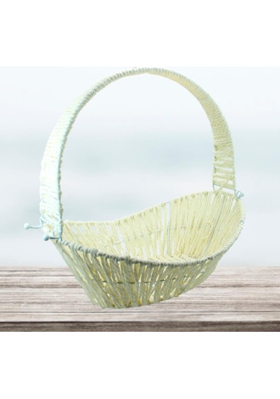 Saplı Oval Sepet 36 Cm Orta Boy