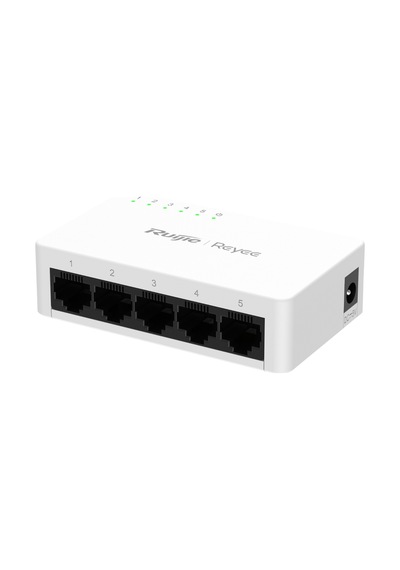 Reyee Rg-es05f 5 Portlu, 10/100 Fast Ethernet,tak Çalıştır Switch, Plastik Kasa
