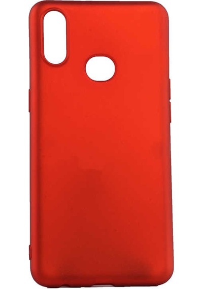Samsung Uyumlu Galaxy A10s Kılıf Zore Premier Silikon Kapak Kırmızı