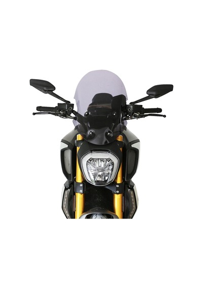 GP Kompozit Ducati Diavel 1260 S 2019-2020 Uyumlu Ön Cam Füme 55 cm