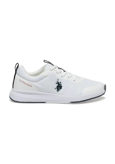 U.S. Polo Assn. U.S Polo Assn. Smart 3Fx Bağcıklı Hafif Kadın Koşu Ayakkabısı BEY Beyaz