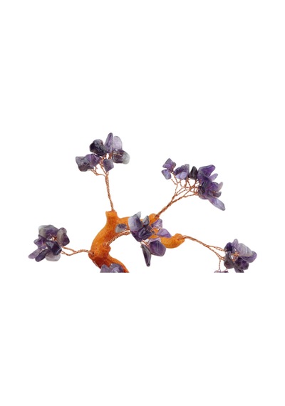 Feng Shui Doğal Kuvars Taşlı Bonsai Şans Bereket Çakra Meditasyon Ağacı Biblo Ev Ofis Hediyesi Mdl 2