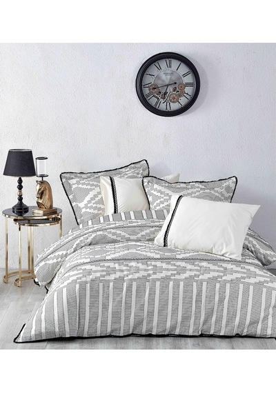 Ecocotton Colossae Çift Kişilik Nevresim Takımı Siyah 200x220 Cm Siyah