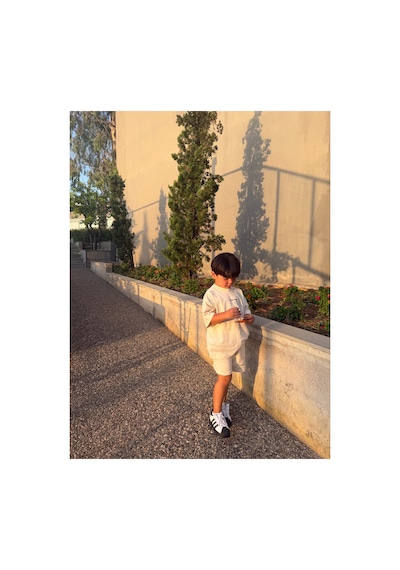 Poala Kids Bej Şortlu Takım