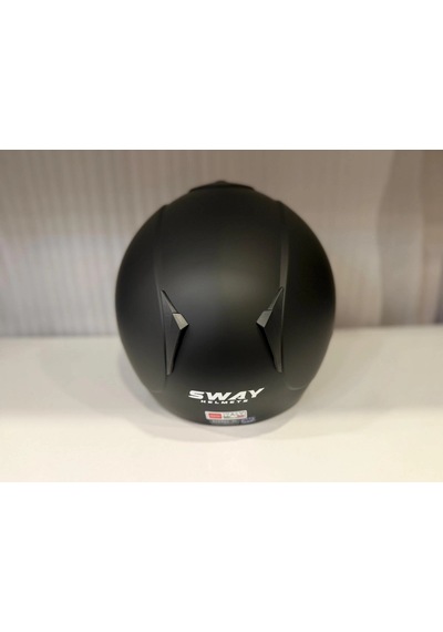 Kask Sway Sw 715 Matt Black Aynalı Vizör Mat Siyah