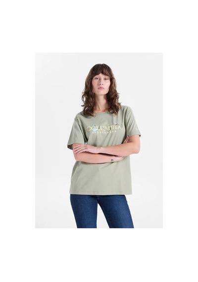 Columbia Csc W Outback Critters 2 Ss Tee Kadın Tişört Cs0427 Yeşil