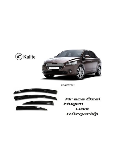 Peugeot 301 Mugen Cam Rüzgarlığı 4 Lü Takım