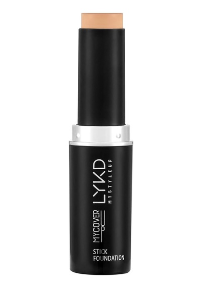 Lykd Mycover Stick Fondöten, Hafif Yapı, Yüksek Kapatıcılık, Gün Boyu Kalıcı 128 Light Beige Çok Renkli