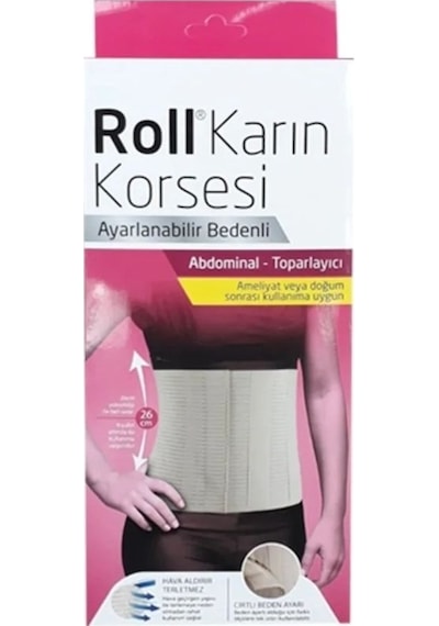 Roll Karın Korsesi Ayarlanabilir Bedenli Toparlayıcı