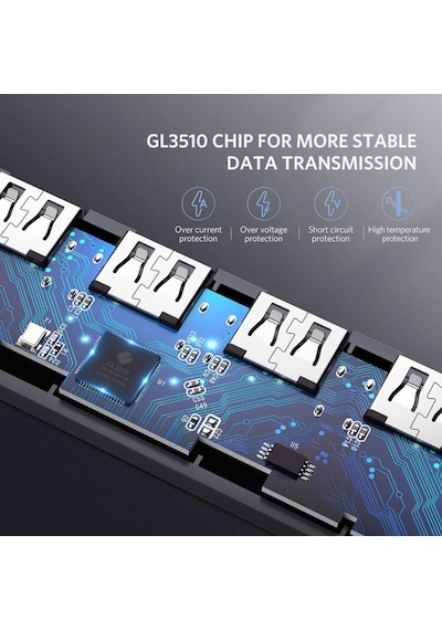 Ugreen 50985 Usb Hub 4 Bağlantı Noktalı Dönüştürücü Adaptör