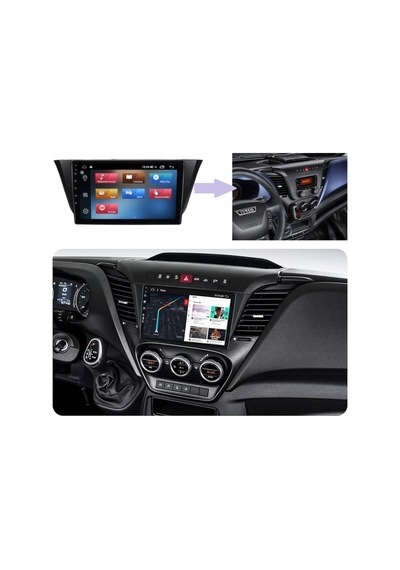 Iveco Daıly Android Multimedya Sistemi 4-64 Cadence R18 2015-2018 Ön Kayıt Kamera  9"