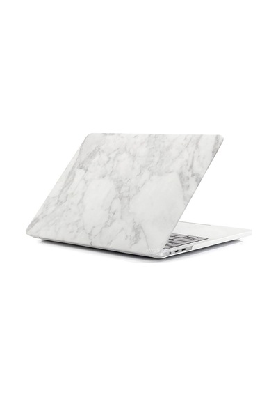 Apple Uyumlu MacBook Air Kılıf 13 İnç Mermer Eski Usb'li Model 2010-2017 A1369 A1466 İle Beyaz