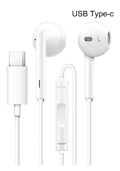 Samsung Galaxy S25 / S25 Fe / S25 Plus / S25 Ultra Uyumlu Type-c Stereo Mikrofonlu Kulaklık Type-C