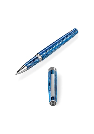 Montegrappa Armonia Greatness Starts Small Adriatic Sea Roller Ka Mavi
