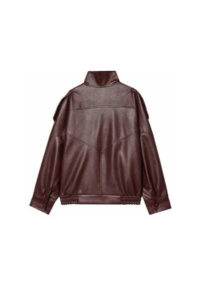 August Viral Oversize Kadın Deri Ceket Yüksek Yaka Siyah Urban Style Kadın Deri Ceket Bordo&burgundy Bordo&Burgundy August Viral Oversize Kadın Deri Ceket Yüksek Yaka Siyah Urban Style Kadın Deri Ceket Bordo&burgundy Bordo&Burgundy