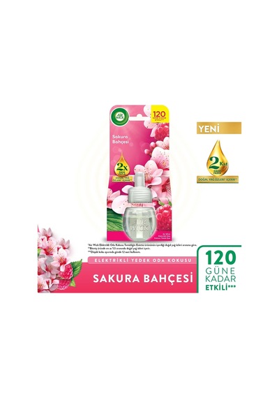 Elektrikli Oda Kokusu Lavanta Kit Cihaz + Yedek Şişe + Sakura Bahçesi Yedek Şişe Diğer