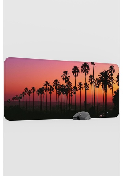 Kaliforniya Abd V2 90x40 Xxl Gaming Kauçuk Kaymaz Taban Mouse Pad Fare Altlığı