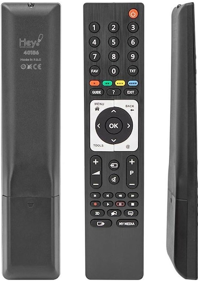 Hey Arçelik Uyumlu Beko Grundig 3d Metalik Göbek Guıde Tuşlu Ts4187r-2 Lcd Kumandası