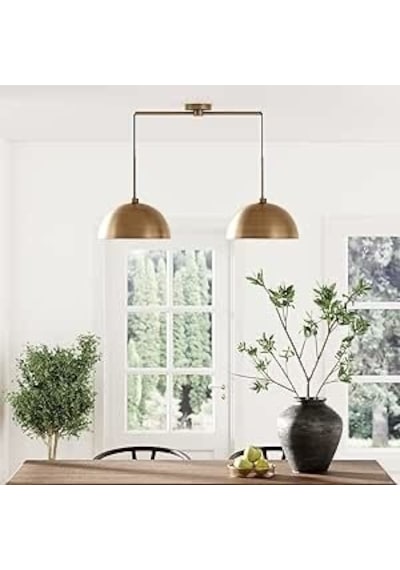 Rsylight Retro Vintage Eskitme Kaplama Masa Üstü Moden 2 Li Dekoratif Avize Siyah