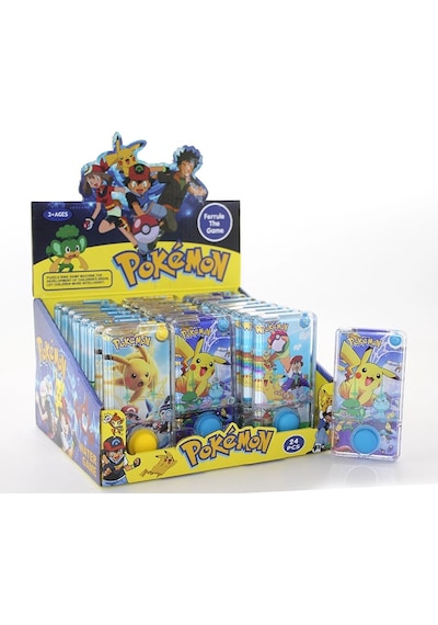 Pokemon Baskılı Sulu Oyun - Tek Butonlu Dikdörtgen Su Oyunu Alk4003