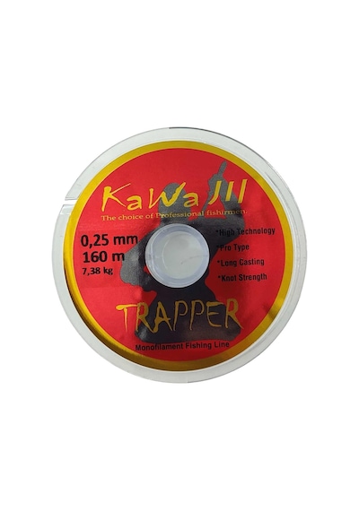 Kawa Jıl Trapper 160m Şeffaf Monofilament Misina-8750 - 0.18 Mm
